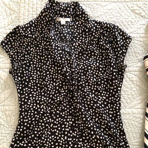 Banana Republic Neck Tie Top